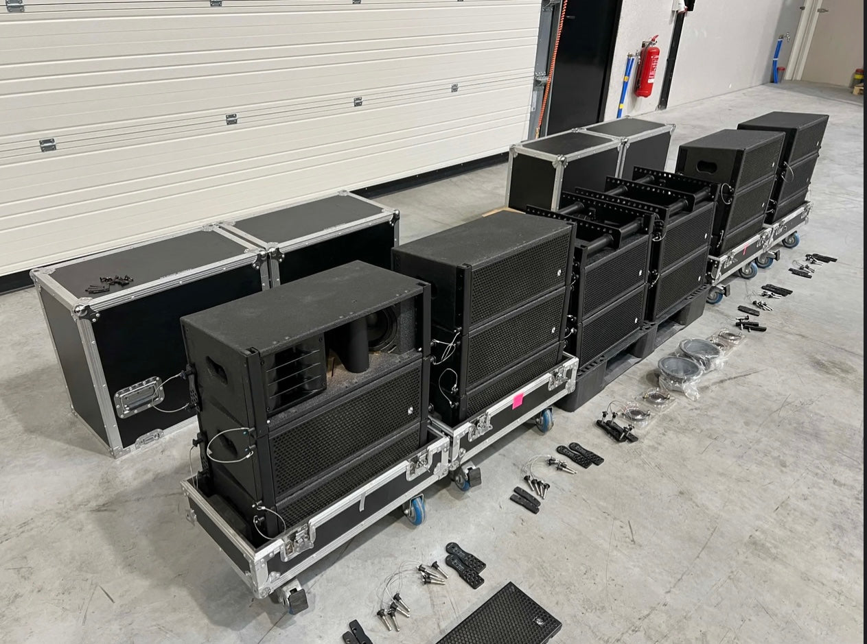 SAudio Pro Audio line array: 16x MIA Array 2x6,5"/1x1" Wave