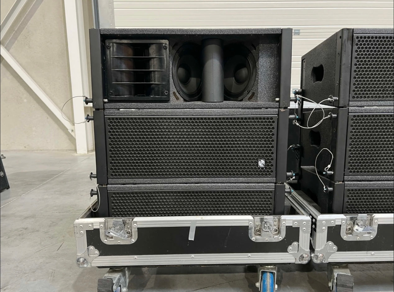 SAudio Pro Audio line array: 16x MIA Array 2x6,5"/1x1" Wave