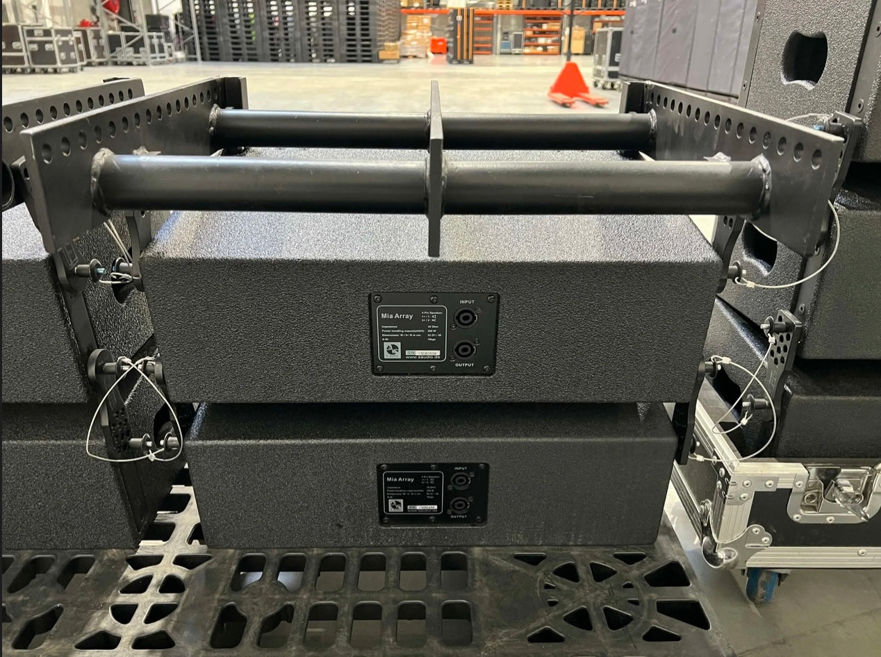 SAudio Pro Audio line array: 16x MIA Array 2x6,5"/1x1" Wave