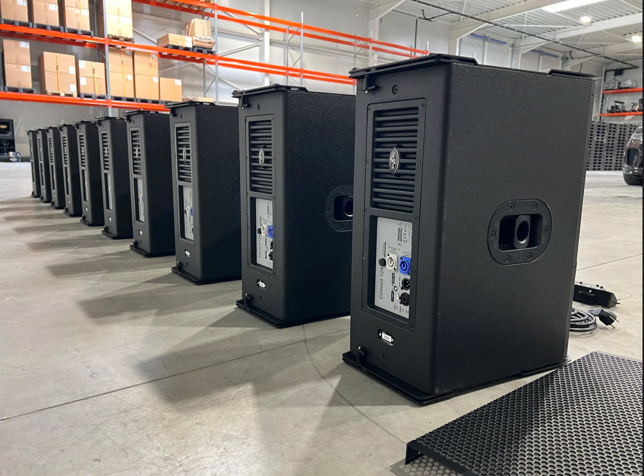 10x D.A.S. Audio Convert 12A 12"/2x1,75" powered array