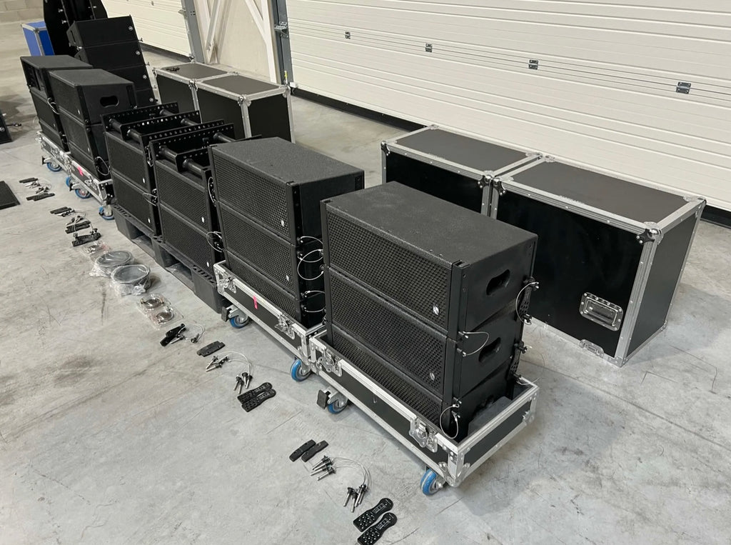 SAudio Pro Audio line array: 16x MIA Array 2x6,5"/1x1" Wave