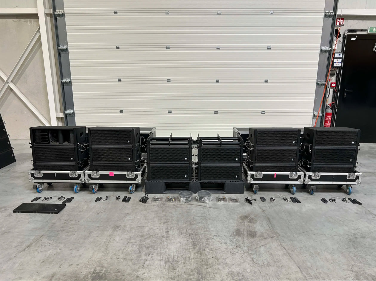 SAudio Pro Audio line array: 16x MIA Array 2x6,5"/1x1" Wave