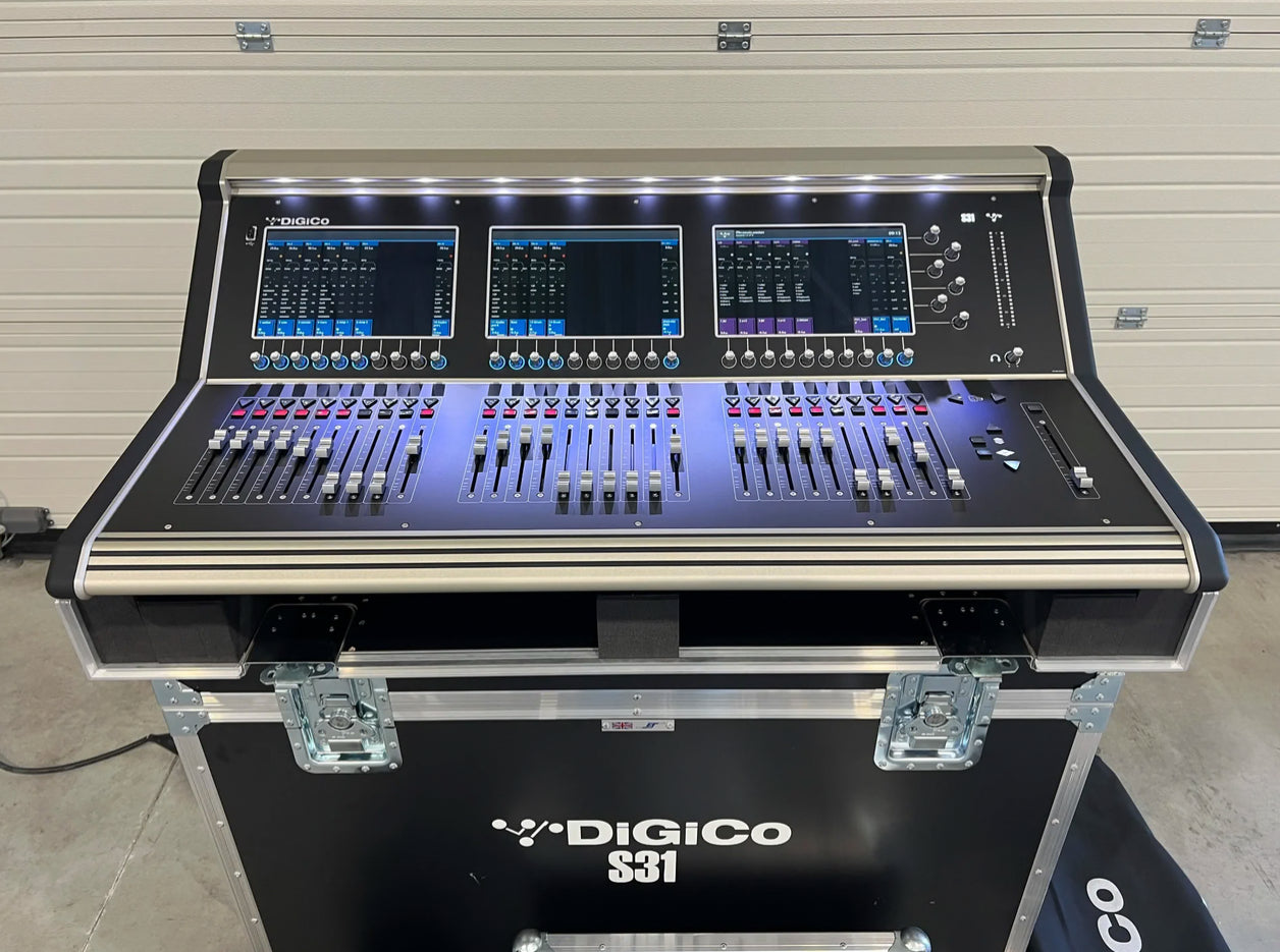 DiGiCo S31 + D-Rack + DMI-Madi-C + AES + Cable Cat6A