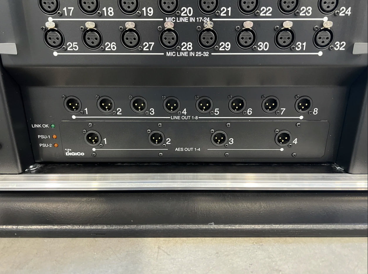 DiGiCo S31 + D-Rack + DMI-Madi-C + AES + Cable Cat6A