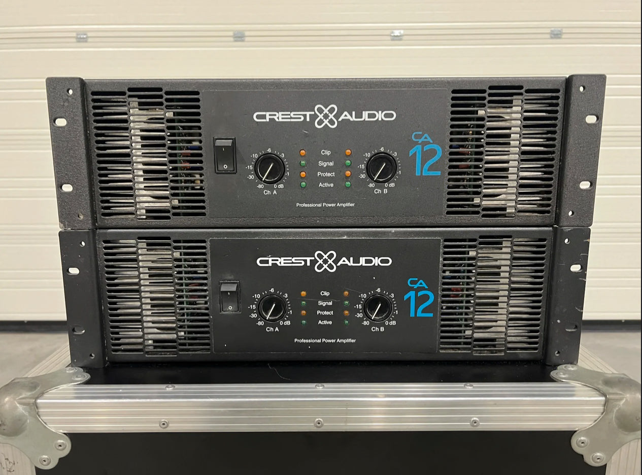 Crest Audio CA12 2x1200W/4Ohm (2x)