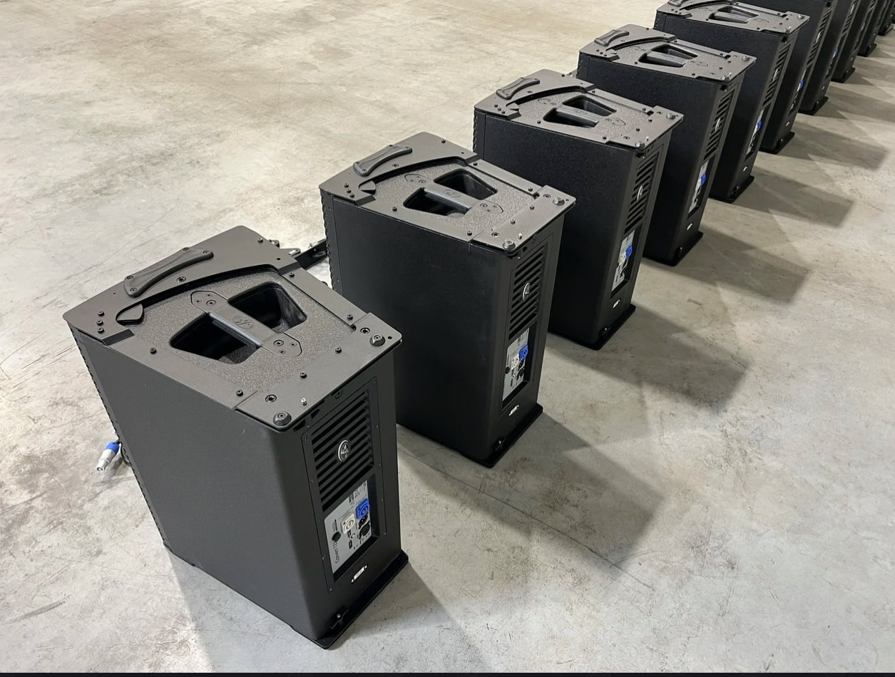 10x D.A.S. Audio Convert 12A 12"/2x1,75" powered array