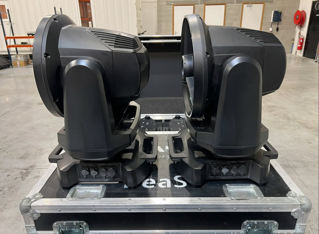 8x SGM Lighting G-7 BeaSt 6000K LED IP66 Dual Source Moving
