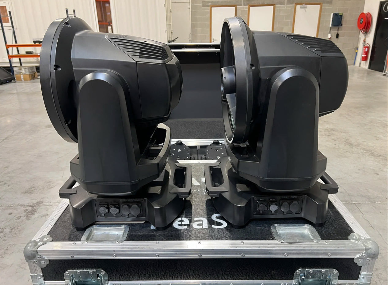 8x SGM Lighting G-7 BeaSt 6000K LED IP66 Dual Source Moving