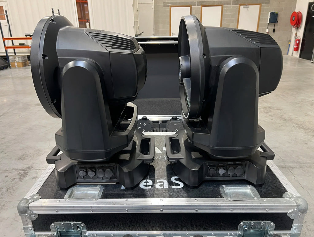 8x SGM Lighting G-7 BeaSt 6000K LED IP66 Dual Source Moving