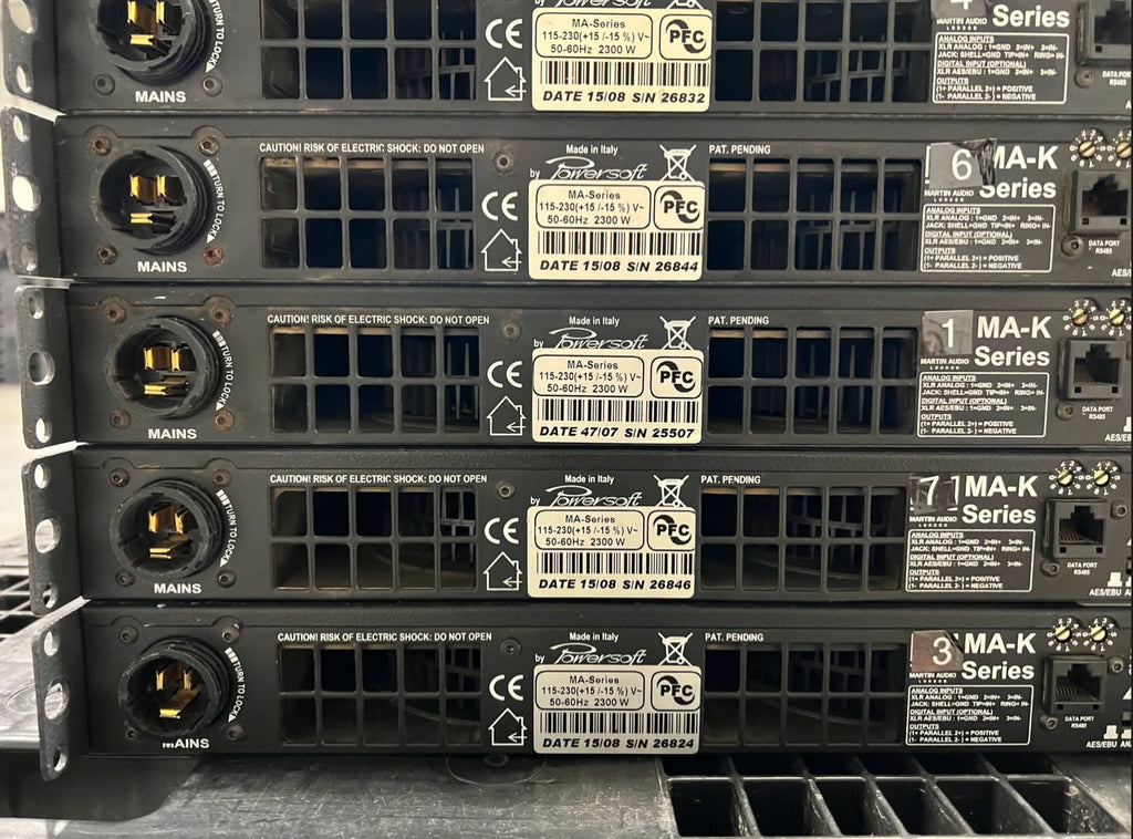 Martin Audio MA9.6K (Powersoft K8) 2x3000W/4Ohm (6x)
