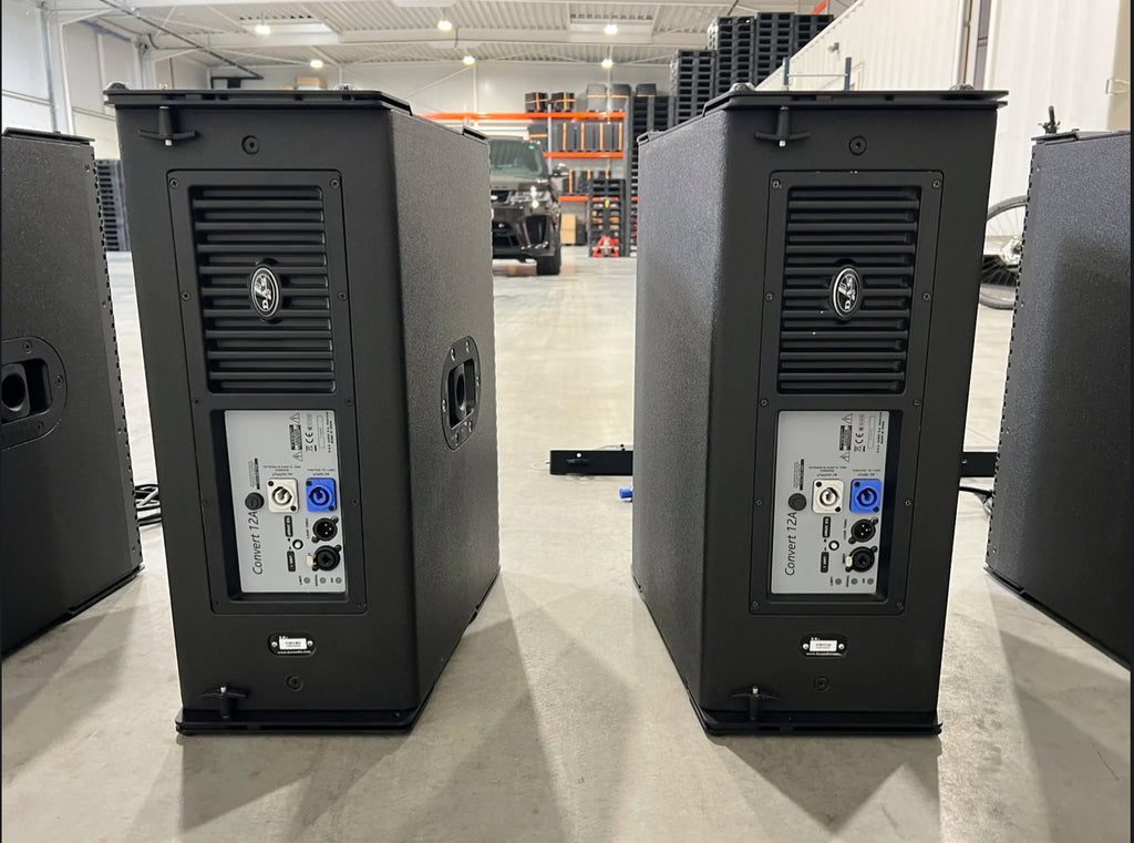 10x D.A.S. Audio Convert 12A 12"/2x1,75" powered array