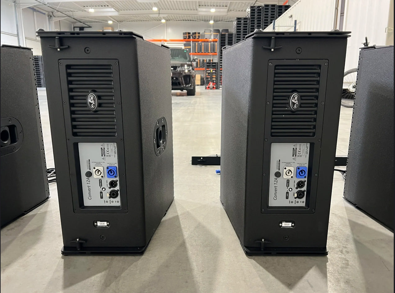 10x D.A.S. Audio Convert 12A 12"/2x1,75" powered array