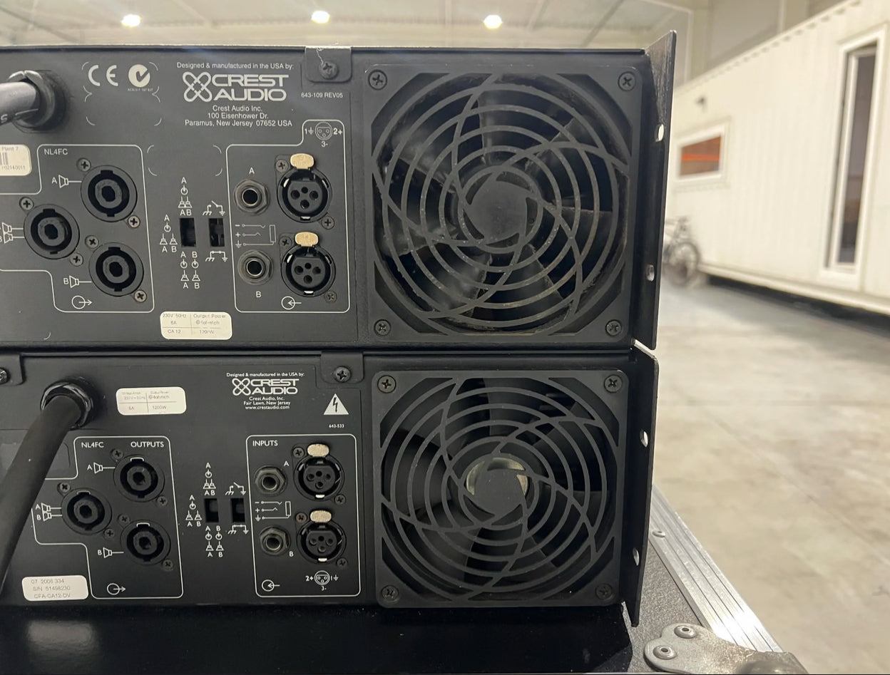 Crest Audio CA12 2x1200W/4Ohm (2x)