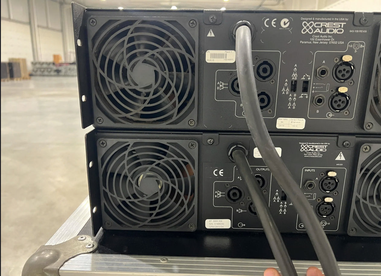 Crest Audio CA12 2x1200W/4Ohm (2x)