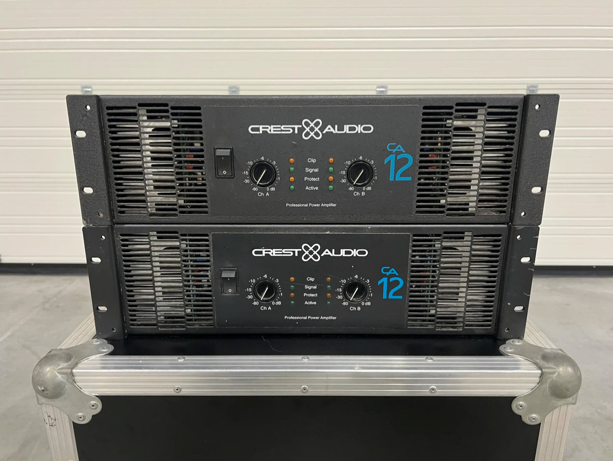 Crest Audio CA12 2x1200W/4Ohm (2x)